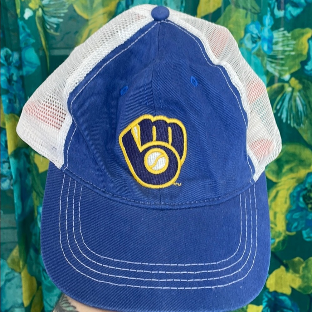 Milwaukee Brewers mesh SnapBack hat